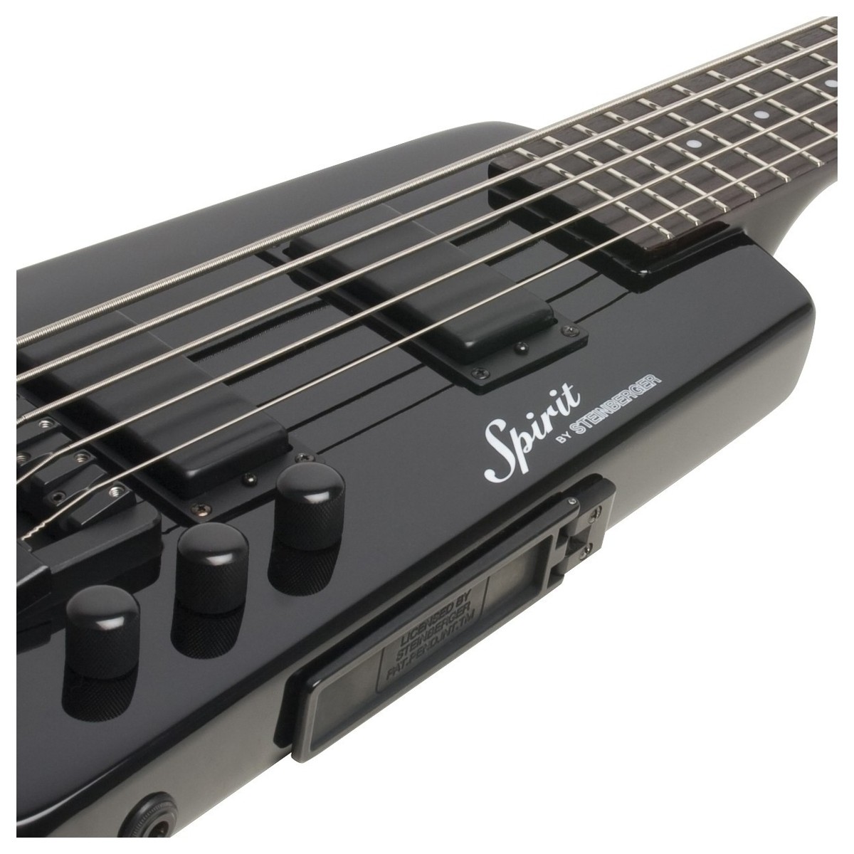 Steinberger Spirit XT-25 5-String Bass Black - Image 3