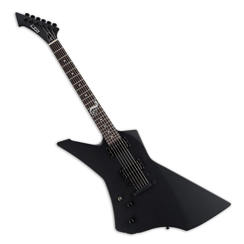 ESP LTD James Hetfield Snakebyte Left Handed Satin Black