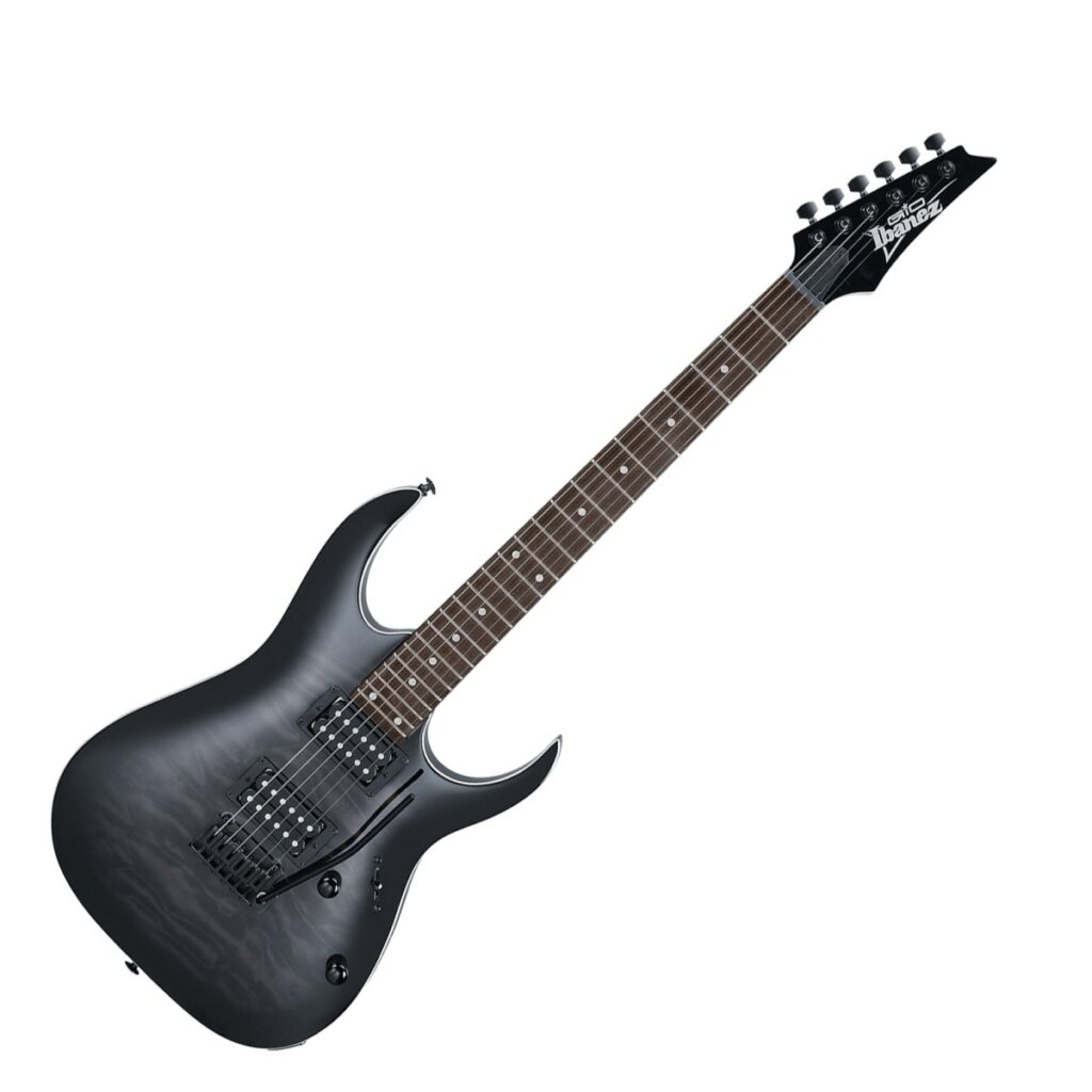 Ibanez GRGA120QA GIO Transparent Black Sunburst