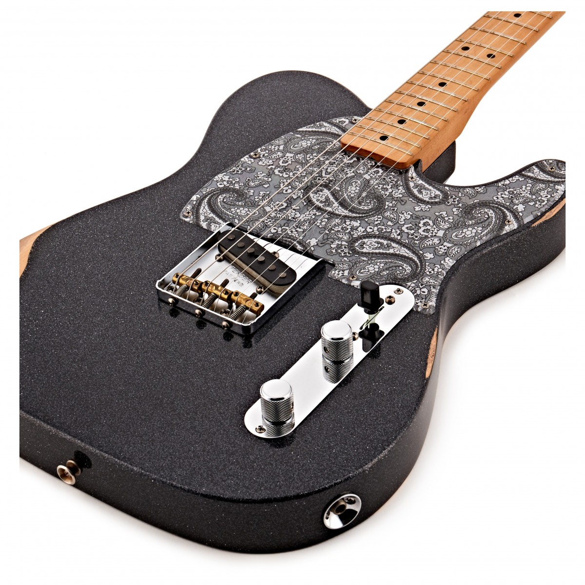 Fender Brad Paisley Esquire Black Sparkle - Image 2