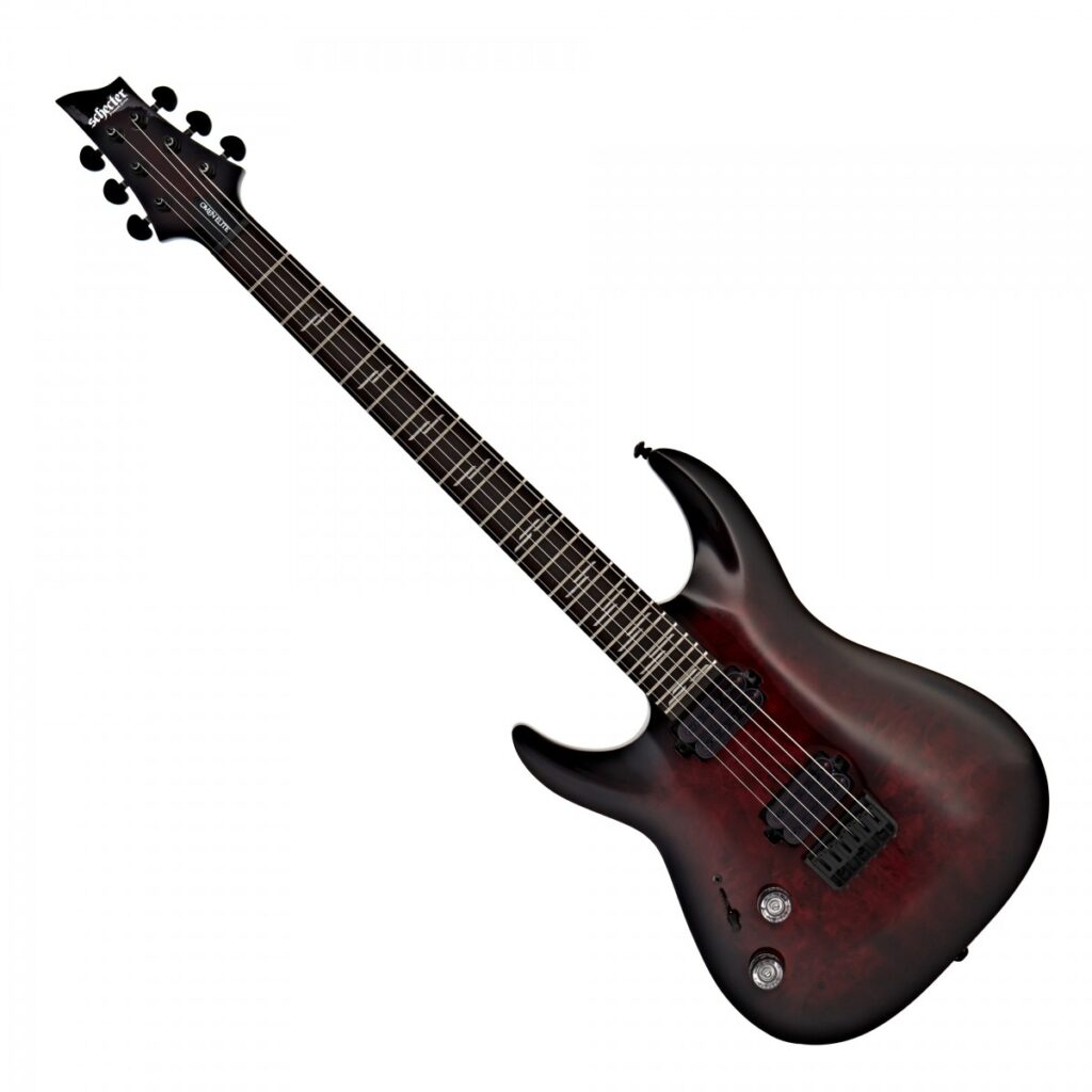 Schecter Omen Elite-6 Left Handed Black Cherry Burst