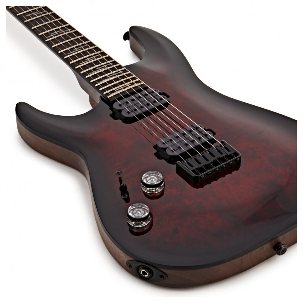 Schecter Omen Elite-6 Left Handed Black Cherry Burst
