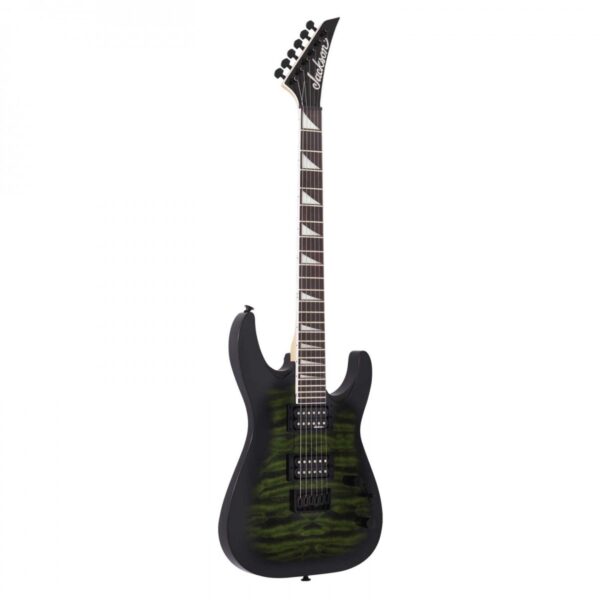 Jackson JS Series Dinky Arch Top JS32Q DKA HT Transparent Green Burst - Image 2