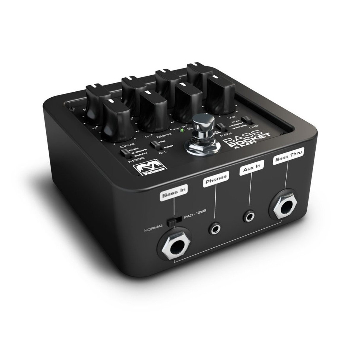 Palmer MI Pocket Amp Bass Portable Preamp for Bass Guitars - Image 1