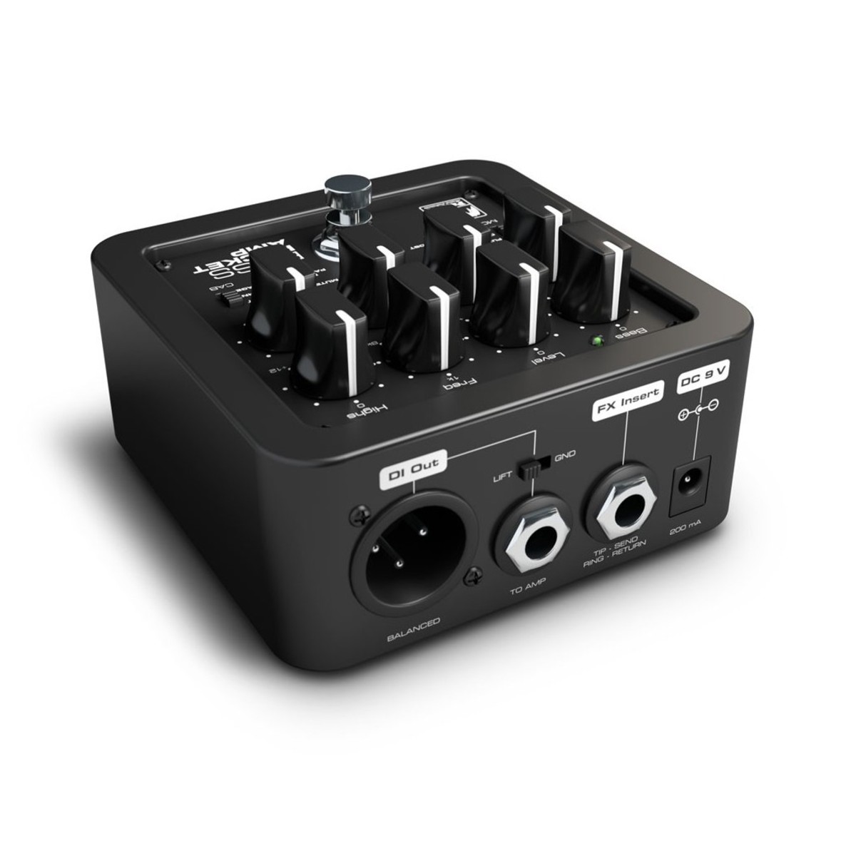 Palmer MI Pocket Amp Bass Portable Preamp for Bass Guitars - Image 2