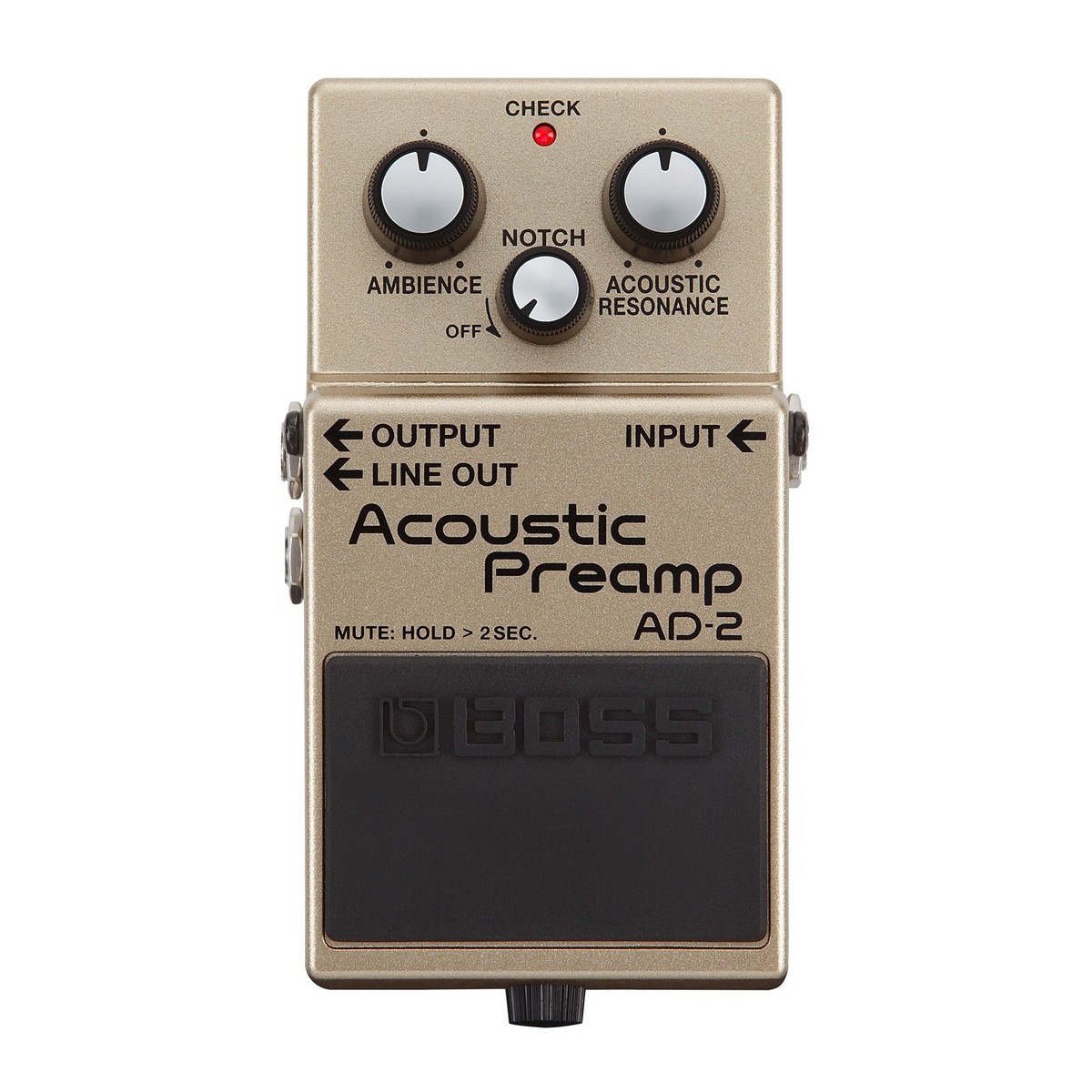 Boss AD-2 Acoustic Preamp Guitar Pedal - Image 1