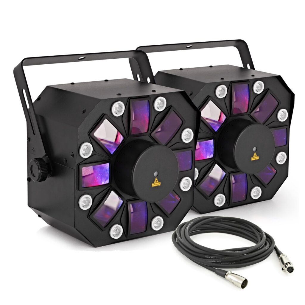 Stellar 66W Multi FX Lights Pair