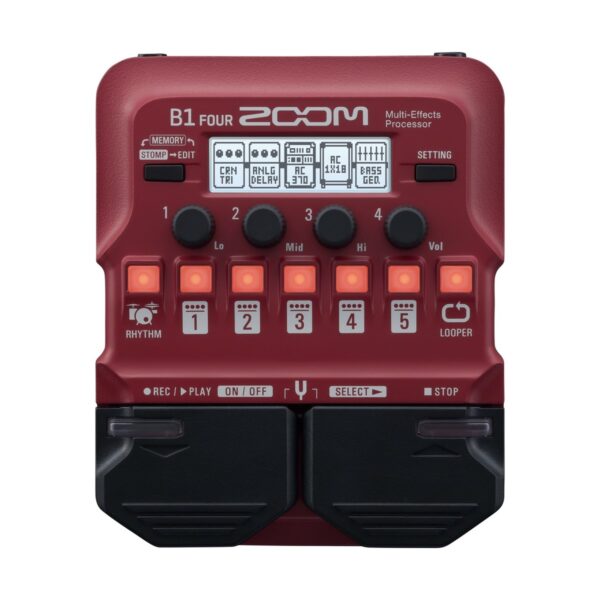 Zoom B1 FOUR Bass Multi-Effects Pedal - Image 1