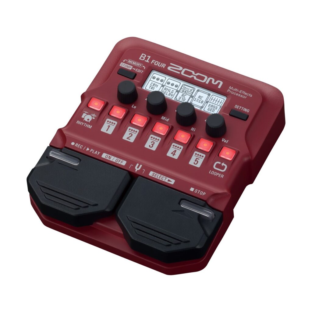 Zoom B1 FOUR Bass Multi-Effects Pedal