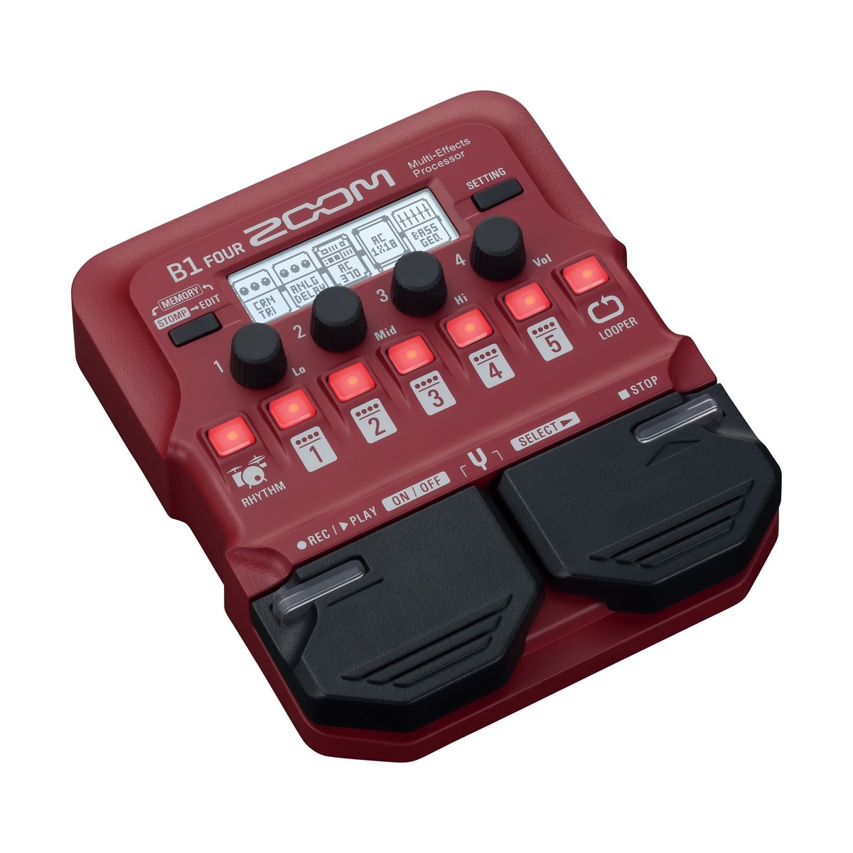 Zoom B1 FOUR Bass Multi-Effects Pedal - Image 4