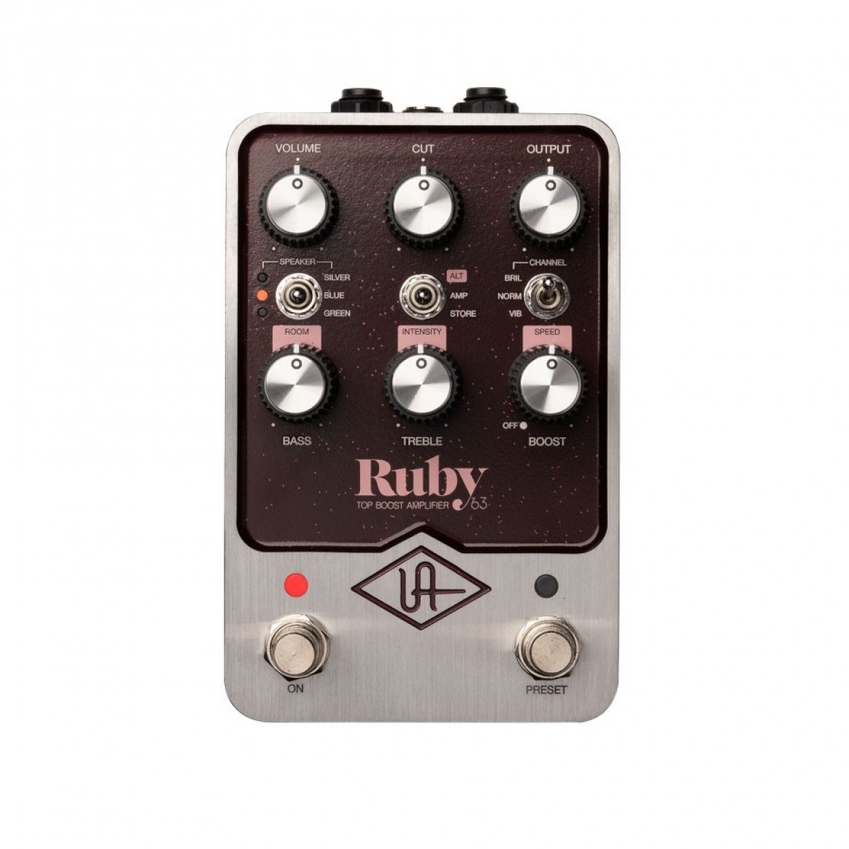 Universal Audio UAFX Ruby 63 Top Boost Amplifier Pedal - Image 1