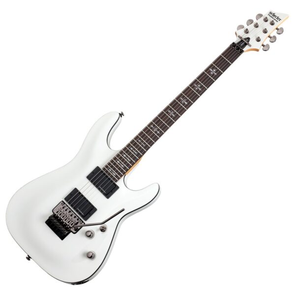 Schecter Demon-6 FR Vintage White - Image 1