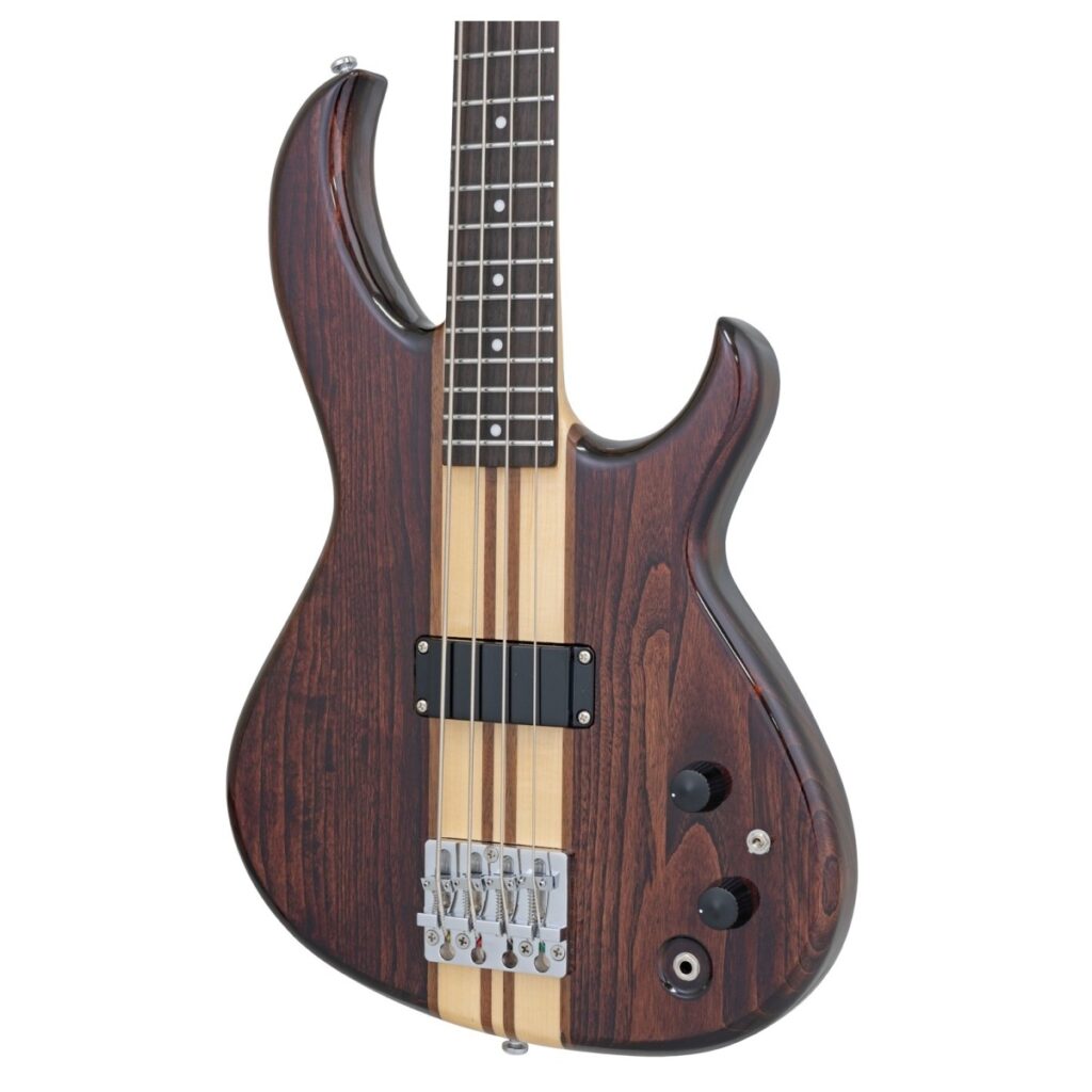 Aria SB-700 Electric Bass Guitar Walnut
