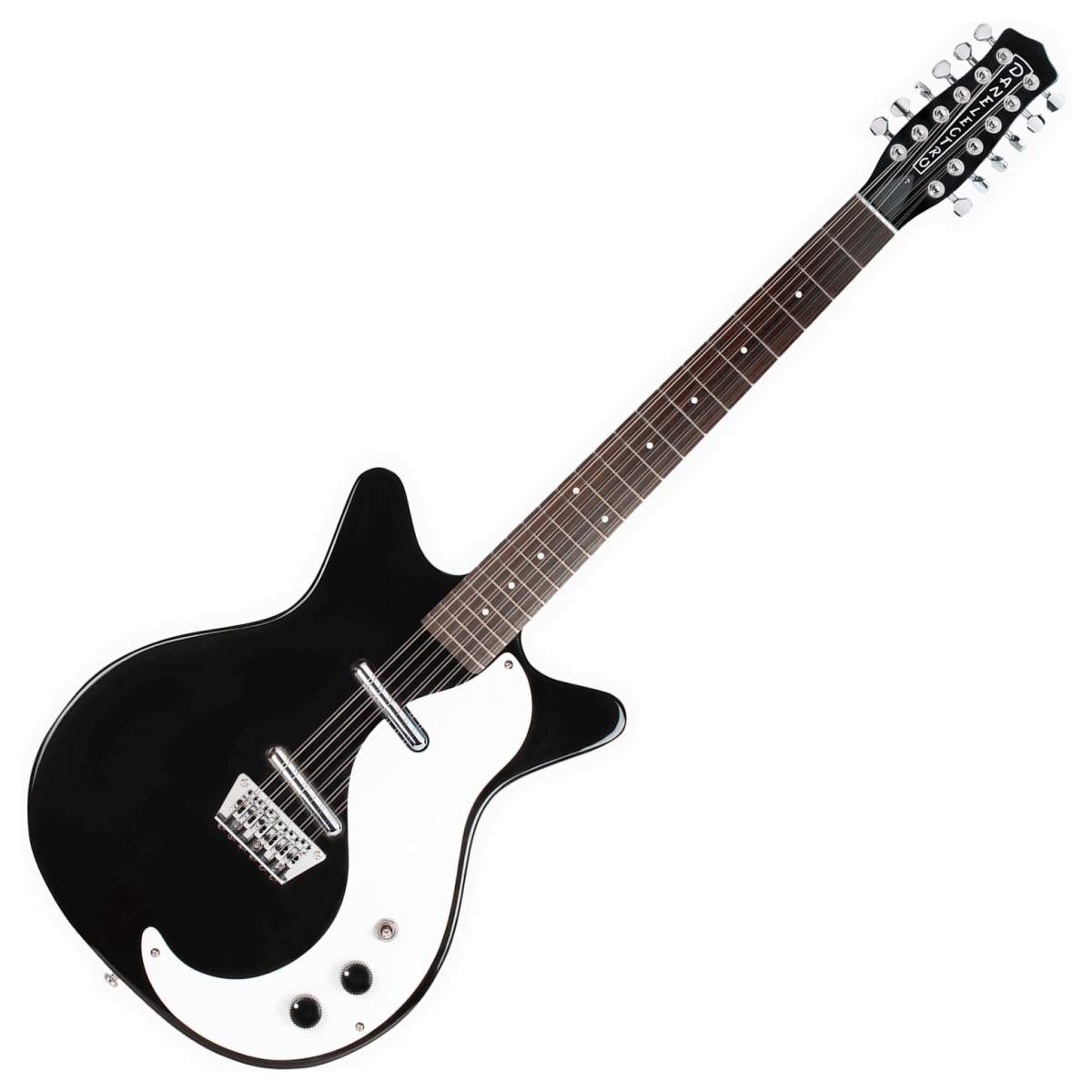 Danelectro 59DC 12-String Black - Image 1