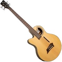 Warwick RockBass Alien Deluxe Hybrid Thinline Left Handed Acoustic Bass Natural