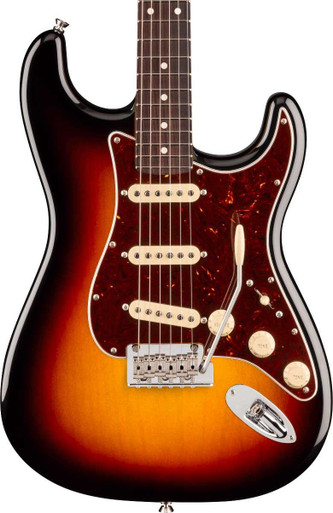 Fender American Professional Stratocaster Electric Guitar in 3-Colour Sunburst, Rosewood Fingerboard - Image 2