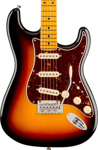 Fender American Professional Stratocaster Electric Guitar in 3-Colour Sunburst, Maple Fingerboard - Image 2