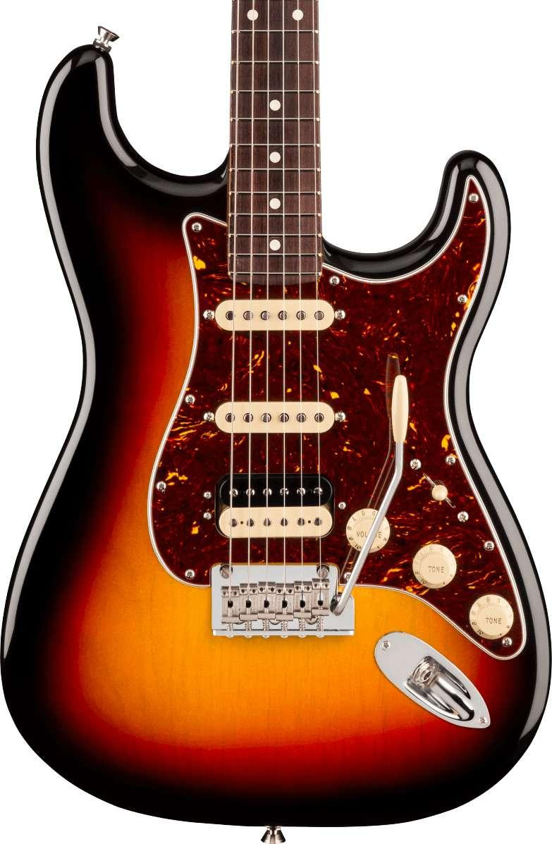 Fender American Professional Stratocaster HSS Electric Guitar in 3-Colour Sunburst, Rosewood Fingerboard - Image 1