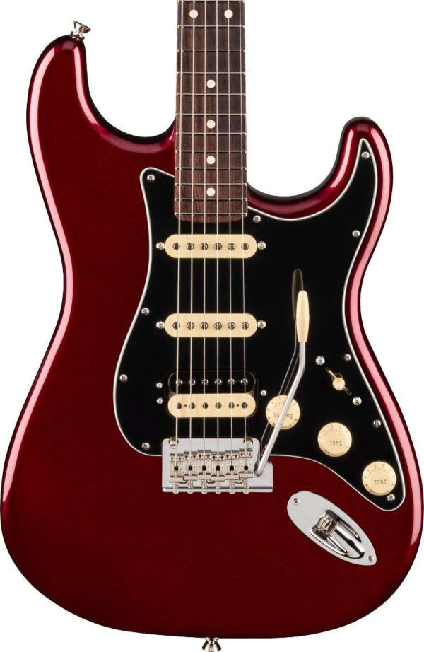 Fender American Professional Stratocaster HSS Electric Guitar in Oxblood, Rosewood Fingerboard - Image 1