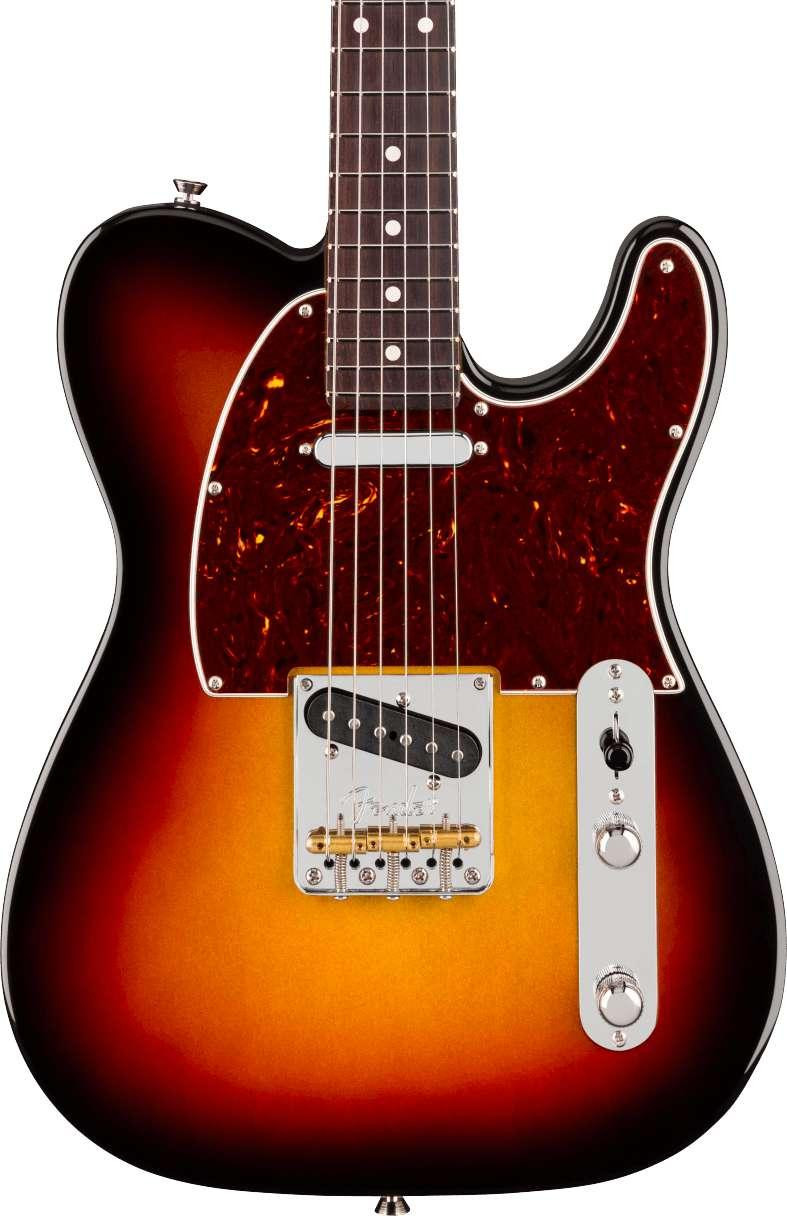 Fender American Professional Telecaster Electric Guitar in 3-Colour Sunburst, Rosewood Fingerboard - Image 1