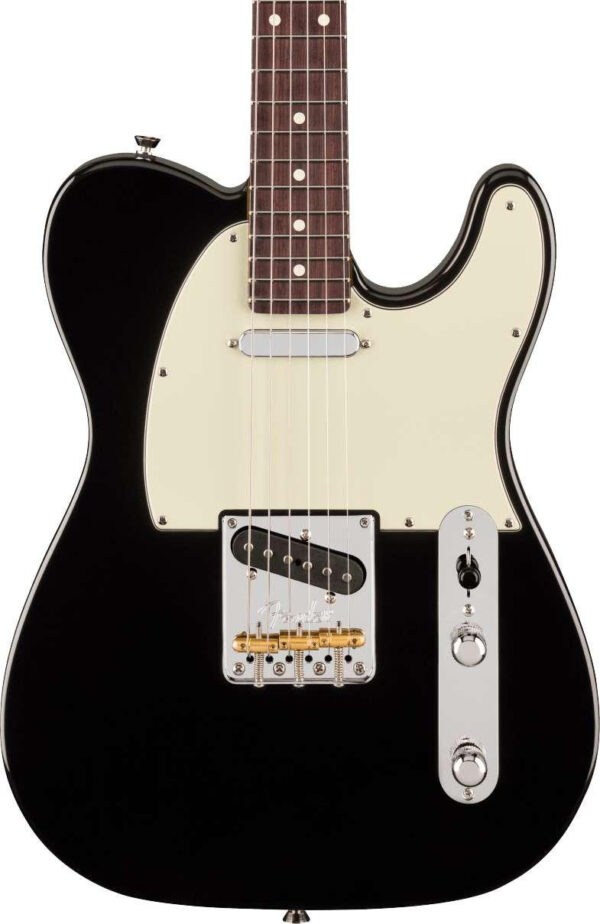 Fender American Professional Telecaster Electric Guitar in Black, Rosewood Fingerboard - Image 1
