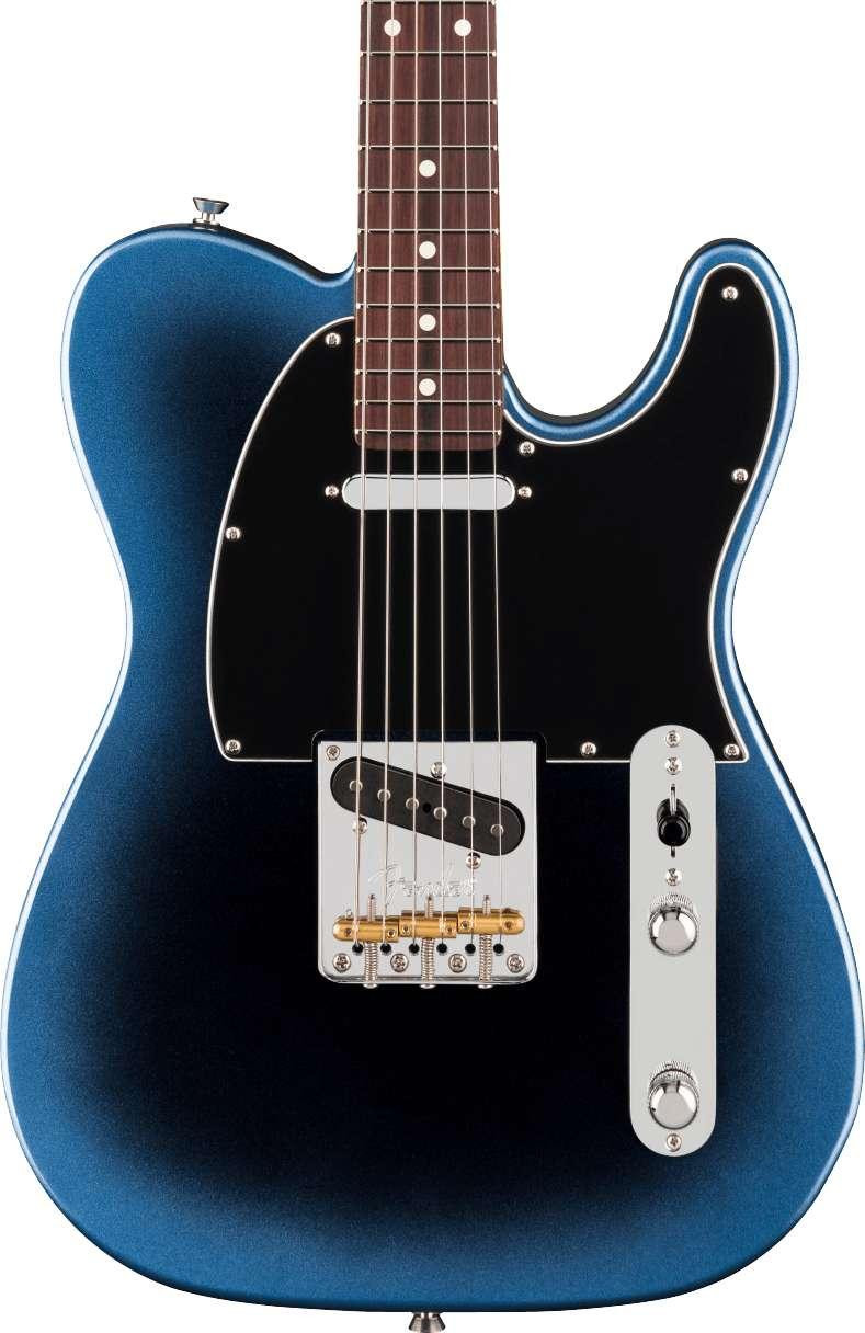 Fender American Professional Telecaster Electric Guitar in Dark Night, Rosewood Fingerboard - Image 1