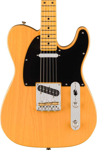 Fender American Professional Telecaster Electric Guitar in Butterscotch Blonde, Maple Fingerboard - Image 2