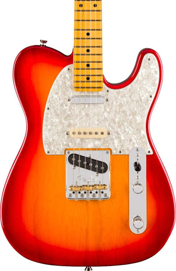 Fender American Professional Hot Shot Telecaster Electric Guitar in Aged Cherry Burst, Maple Fingerboard - Image 1