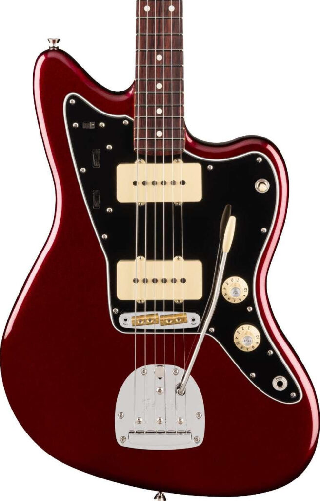 Fender American Professional Jazzmaster Electric Guitar in Oxblood, Rosewood Fingerboard