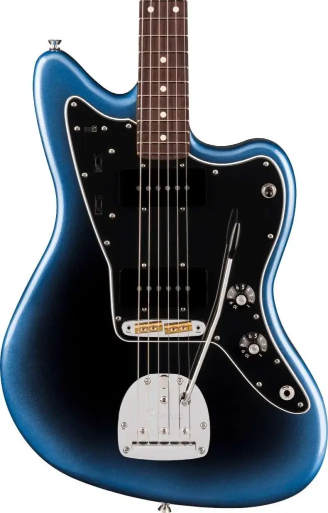 Fender American Professional Jazzmaster Electric Guitar in Dark Night, Rosewood Fingerboard