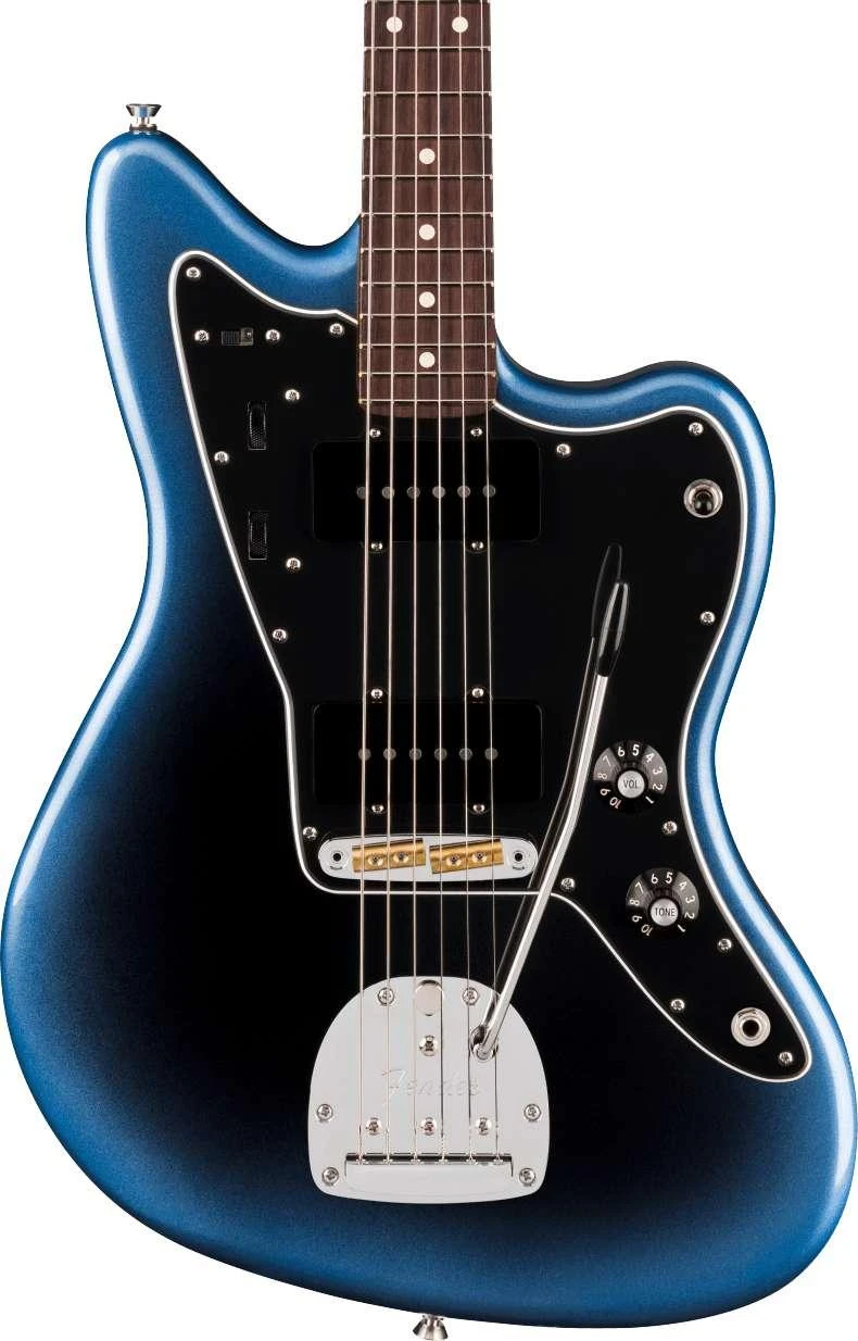Fender American Professional Jazzmaster Electric Guitar in Dark Night, Rosewood Fingerboard - Image 1