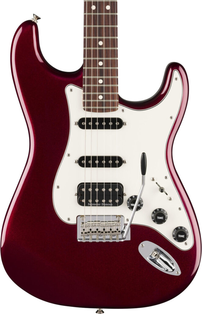 Fender Limited Edition Player II HSS Stratocaster in Oxblood with Seymour Duncan JB Trembucker