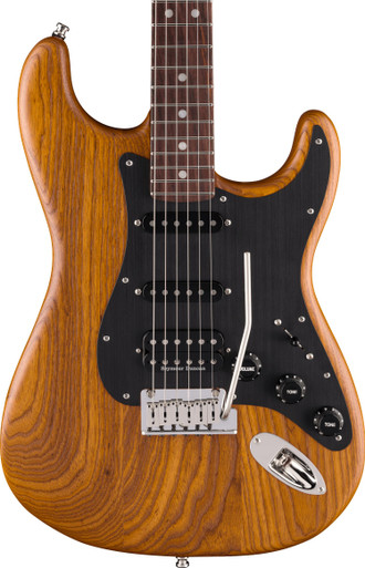 Fender Limited Edition American Ultra II Roasted Ash Stratocaster HSS in Natural - Image 2