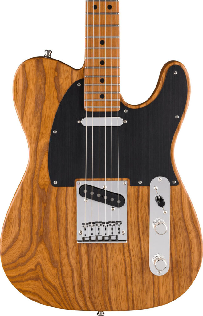 Fender Limited Edition American Ultra II Roasted Ash Telecaster in Natural