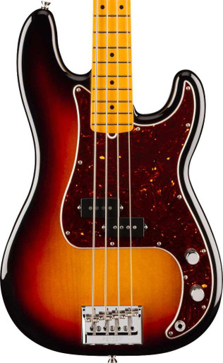 Fender American Professional Precision Bass Guitar in 3-Colour Sunburst, Maple Fingerboard - Image 2