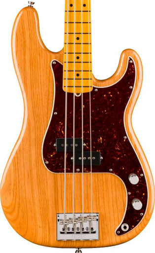 Fender American Professional Precision Bass Guitar in Natural, Maple Fingerboard - Image 2