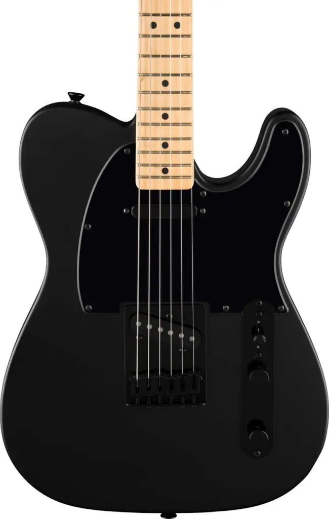 Fender Limited Edition Standard Blackout Telecaster Electric Guitar in Satin Black