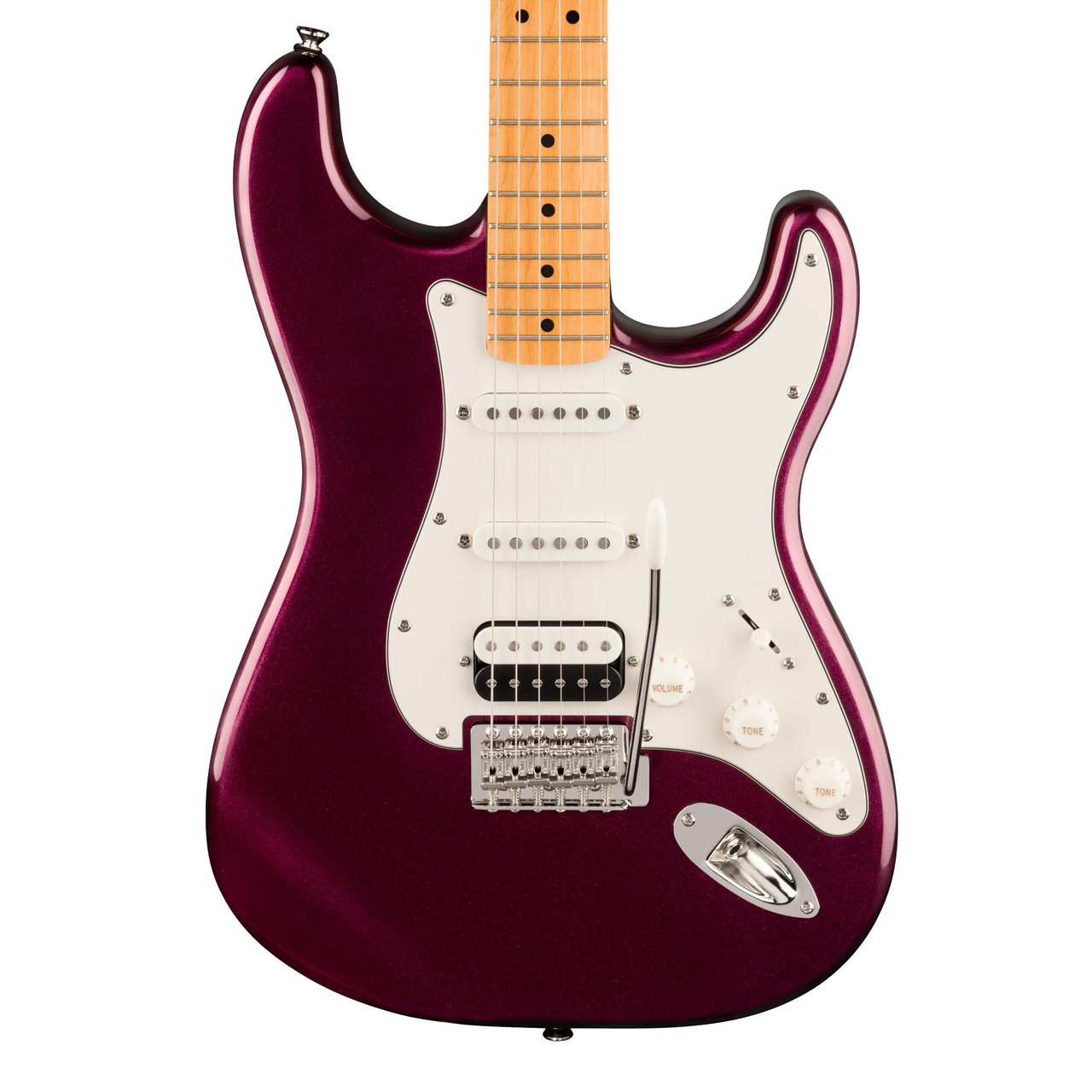 Squier FSR Classic Vibe '70s Stratocaster HSS Electric Guitar in Oxblood - Image 1