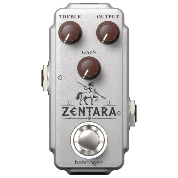 Behringer Zentara Mini Overdrive Pedal in Silver - Image 1
