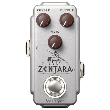 Behringer Zentara Mini Overdrive Pedal in Silver - Image 2