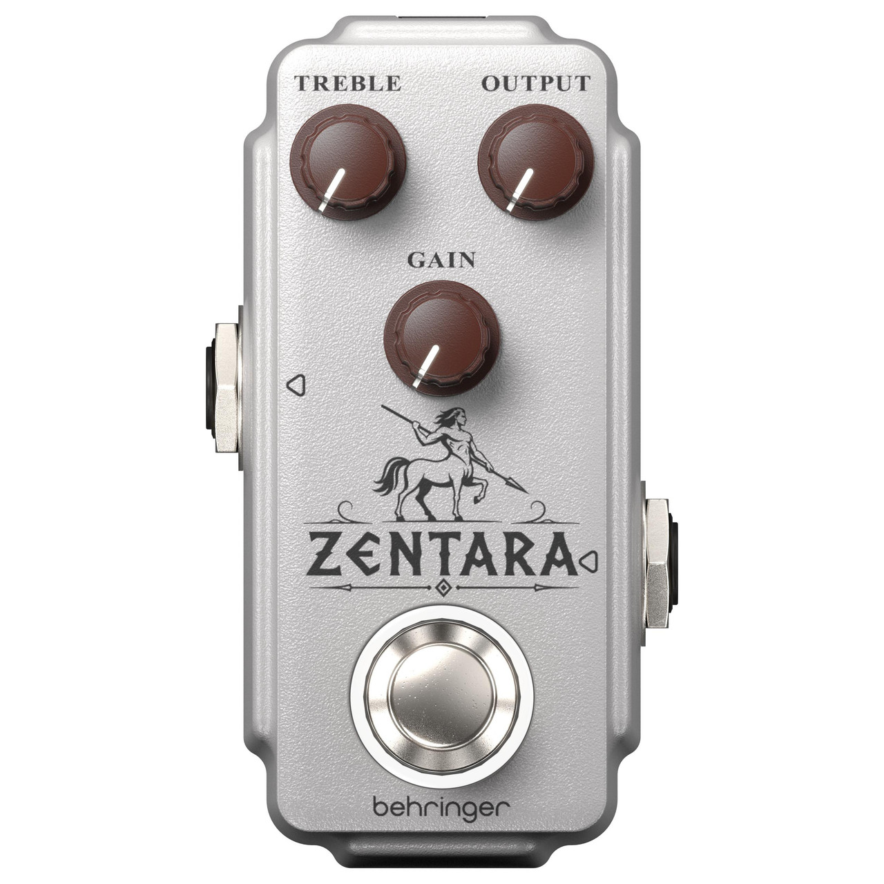 Behringer Zentara Mini Overdrive Pedal in Silver - Image 1