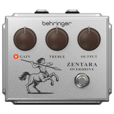 Behringer Zentara Overdrive Pedal in Silver - Image 2