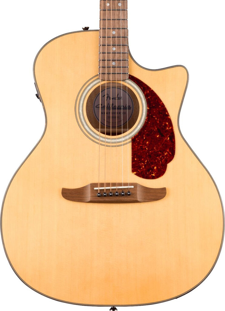 B-Stock : Fender California Deluxe Newporter Electro Acoustic Guitar in Natural #001