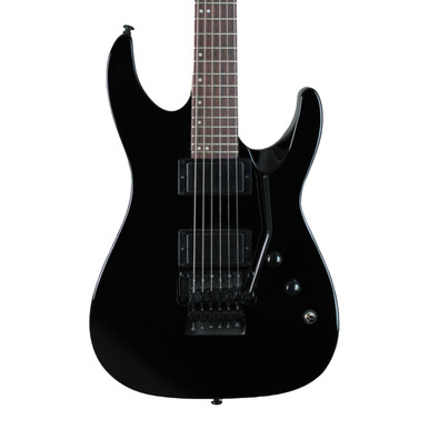 ESP LTD M-200FR Electric Guitar with Floyd Rose in Black - Image 2