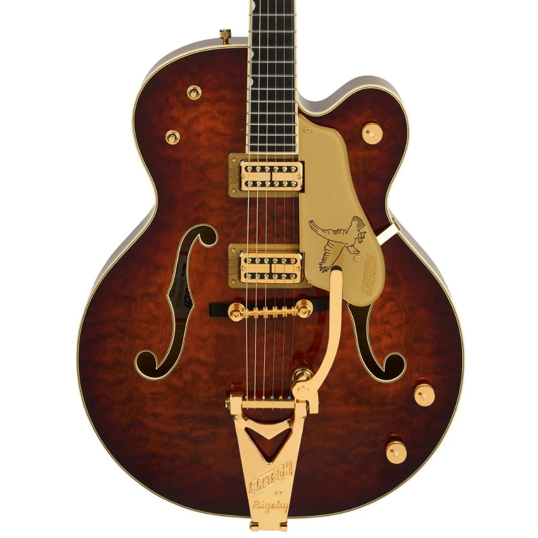Gretsch Limited Edition Quilt Classic Falcon Electric Guitar in Forge Glow - Image 1