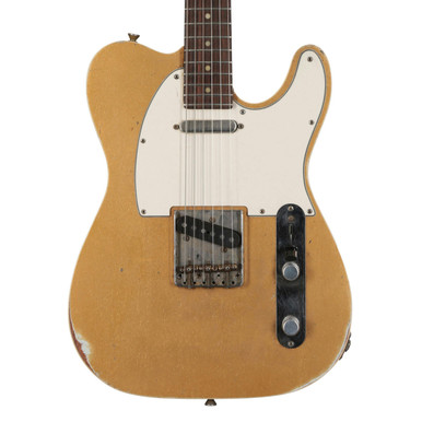 Hansen Guitars "Pete Honore" Style T-Style Electric Guitar in Gold Relic - Image 2