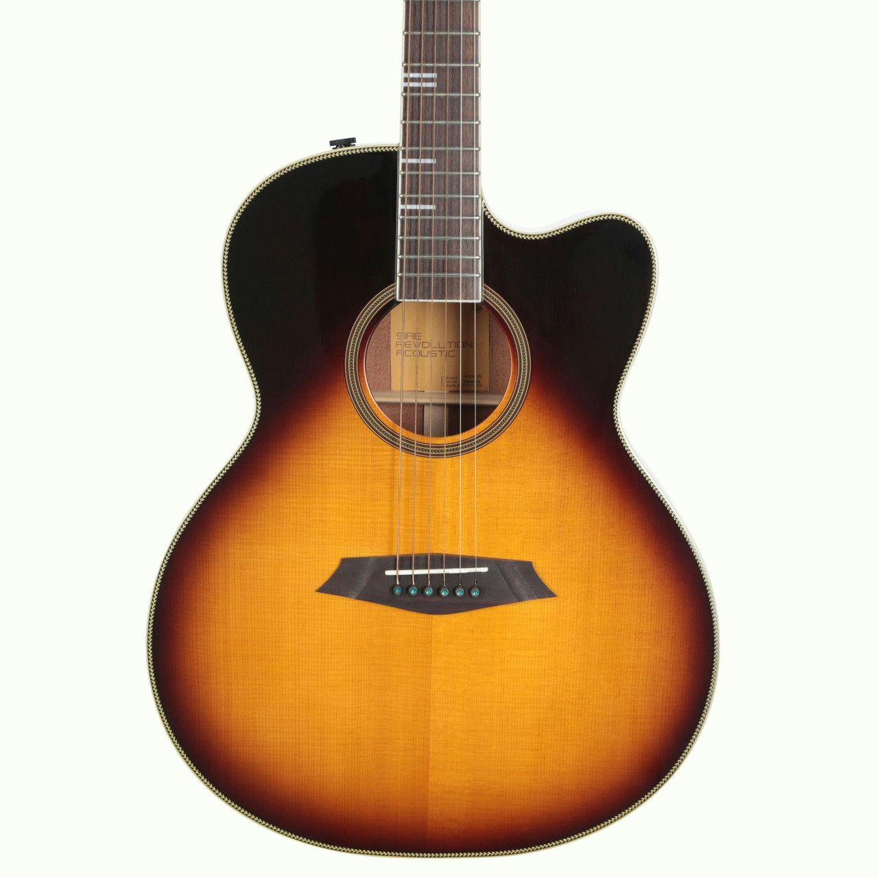 Sire Larry Carlton A4 Grand Auditorium Electro Acoustic in Vintage Sunburst - Image 1