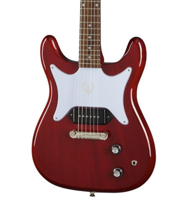 Epiphone Original Coronet Electric Guitar in Cherry, Indian Laurel Fingerboard - Image 2