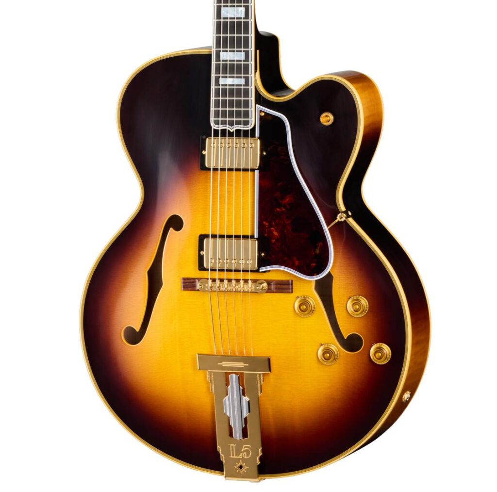 Gibson Custom 1957 L-5CES Reissue Hollow Body Electric Guitar in Vintage Sunburst