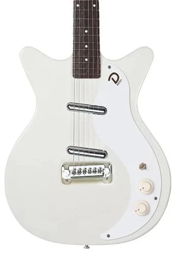 Danelectro 59 M NOS+ Electric Guitar in Aged White